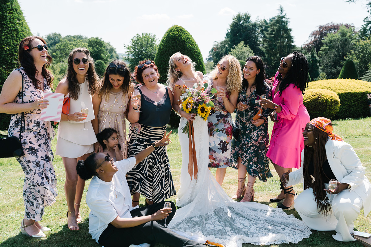Askham Hall bridesmaids