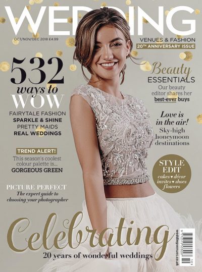 Wedding Venues & Fashion October Magazine Cover