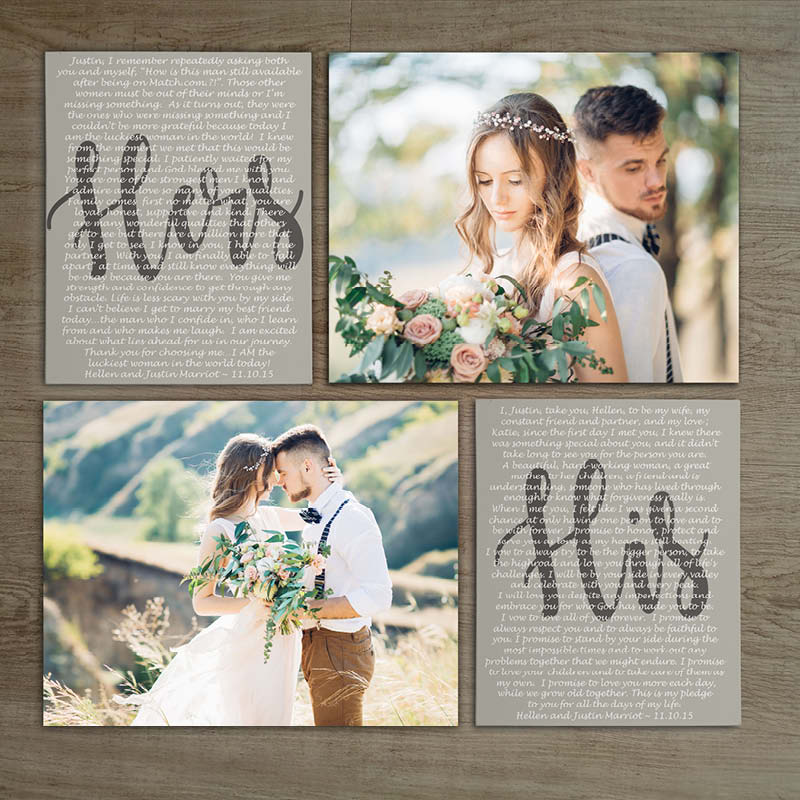 Wedding vow keepsakes | Wedding Planning | Wedding Venues & Fashion