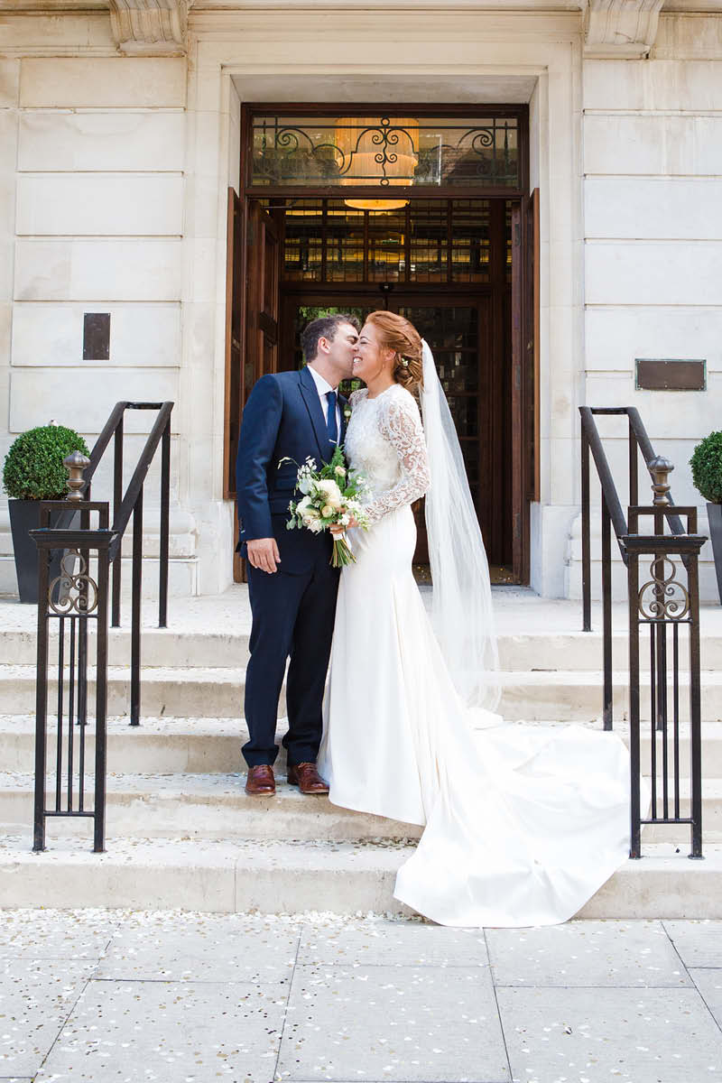 A chic modern wedding at London's Town Hall Hotel | Real Weddings ...