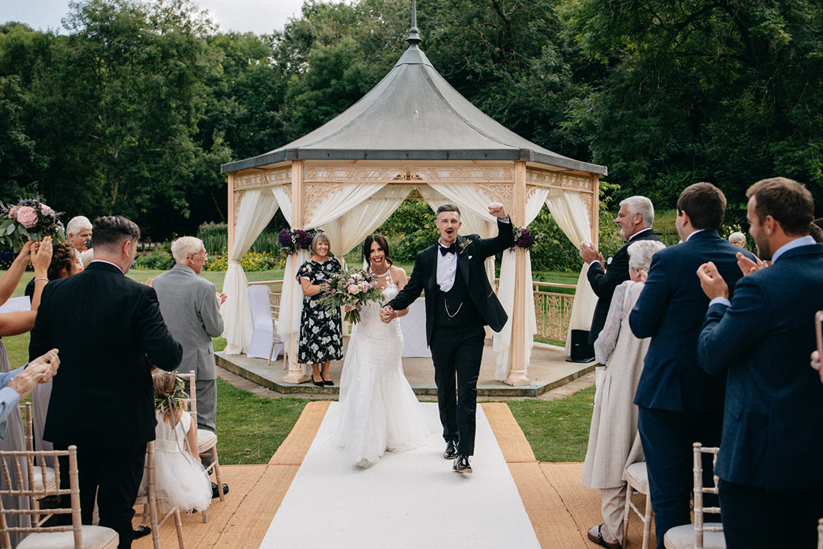 The Manor House outside ceremony
