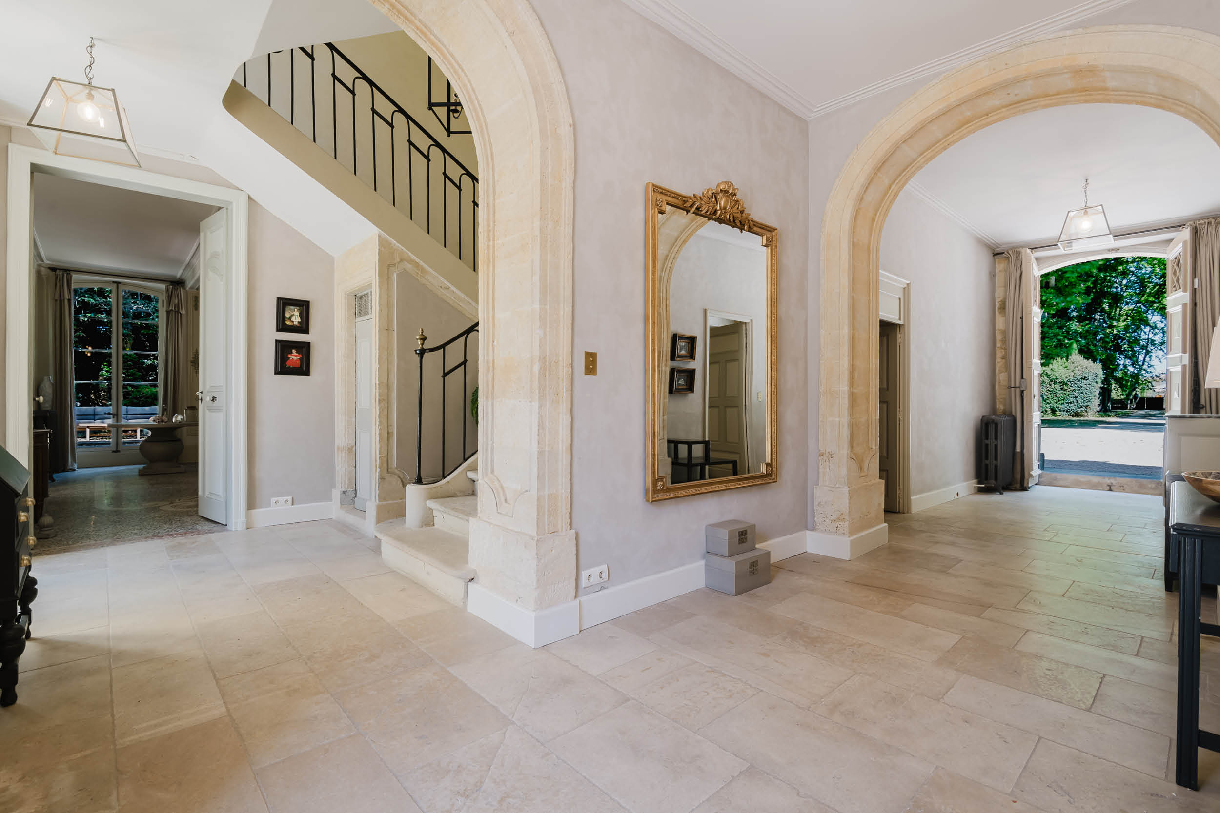 Chateau Saint Perret hallway